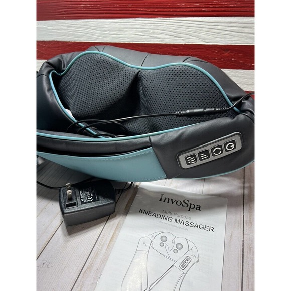 Home & Auto! Shiatsu Back Shoulder & Neck Massager Heat Deep Tissue 3D Kneading - Picture 8 of 15